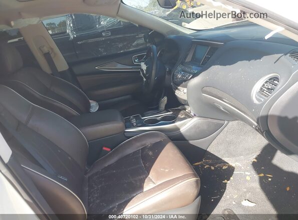 5N1DL0MN9LC540721 2020 INFINITI QX60 White Widok wnętrza z przodu