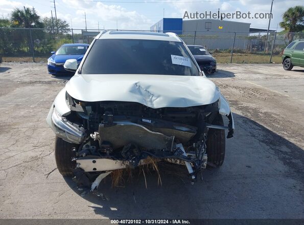 5N1DL0MN9LC540721 2020 INFINITI QX60 White Widok deski rozdzielczej