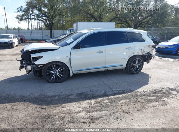 5N1DL0MN9LC540721 2020 INFINITI QX60 White Widok wnętrza z tyłu