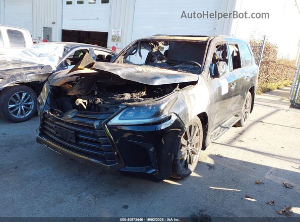 JTJDY7AX7M4333791 2021 LEXUS LX Черный Передняя левая четверть