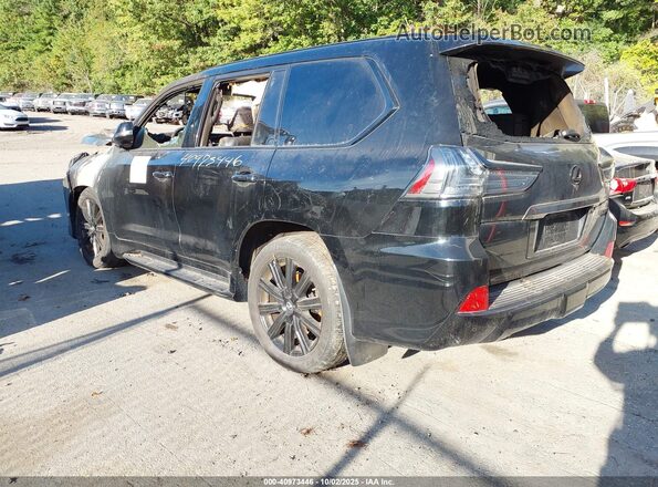 JTJDY7AX7M4333791 2021 LEXUS LX Черный Задняя левая четверть
