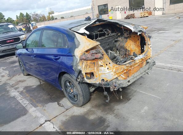 KMHC65LC0KU174513 2019 HYUNDAI IONIQ HYBRID Синий Задняя левая четверть