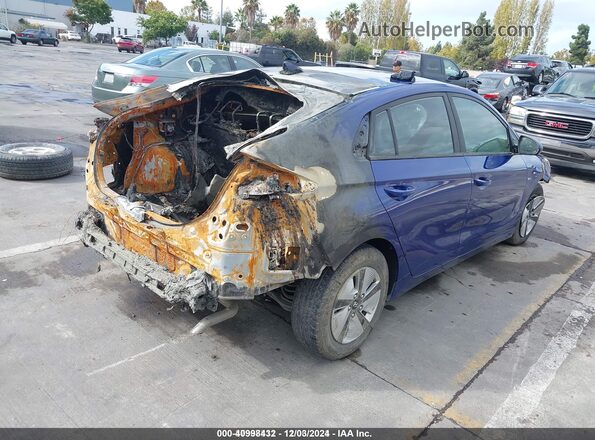 KMHC65LC0KU174513 2019 HYUNDAI IONIQ HYBRID Синий Задняя правая четверть