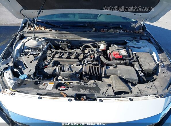 1HGCV1F19MA067699 2021 HONDA ACCORD Белый Вид сзади