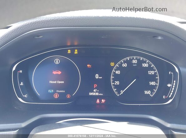 1HGCV1F19MA067699 2021 HONDA ACCORD Белый Вид задних сидений