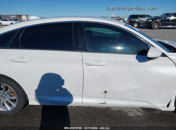 1HGCV1F19MA067699 2021 HONDA ACCORD Белый Вид задней части салона