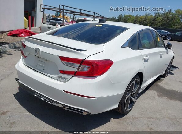 1HGCV1F42MA041441 2021 HONDA ACCORD White Tył prawy