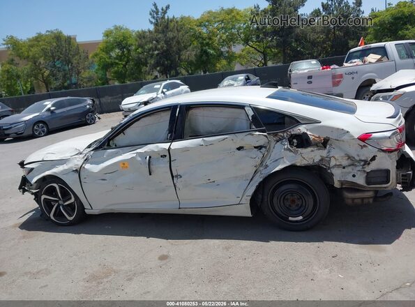 1HGCV1F42MA041441 2021 HONDA ACCORD White Widok wnętrza 360 stopni