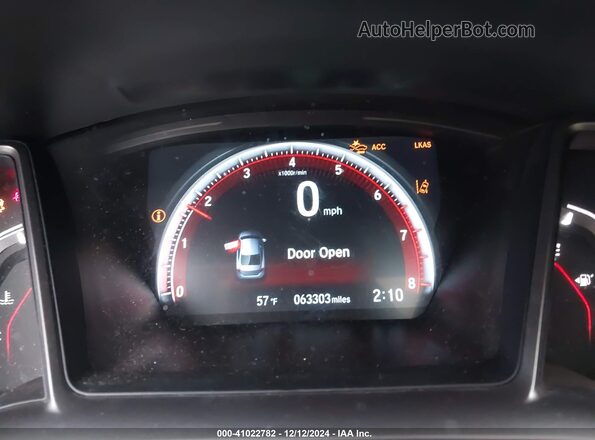 2HGFC1E57LH708470 2020 HONDA CIVIC SI Белый Вид задних сидений