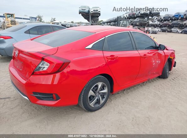 2HGFC2F67MH556995 2021 HONDA CIVIC Red Tył prawy