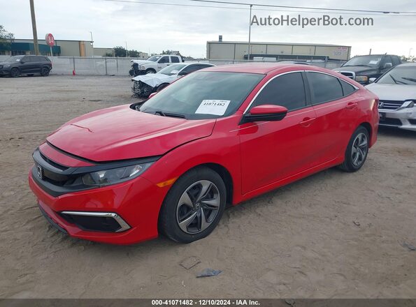 2HGFC2F67MH556995 2021 HONDA CIVIC Red Przód lewy