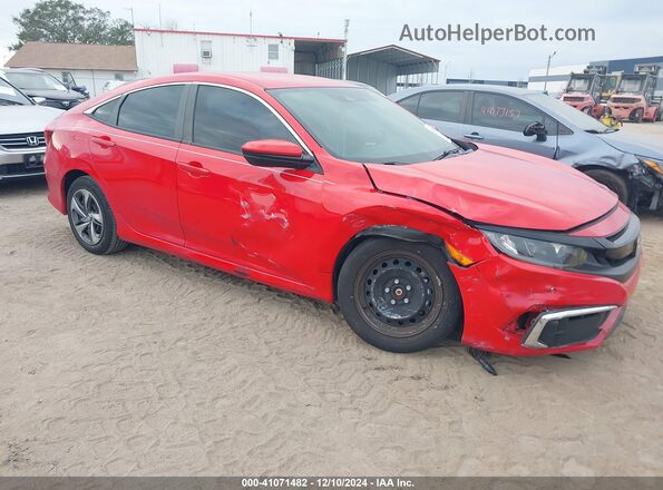 2HGFC2F67MH556995 2021 HONDA CIVIC Red Przód prawy