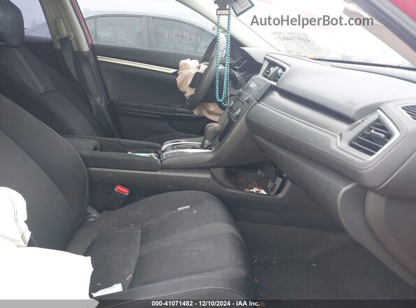 2HGFC2F67MH556995 2021 HONDA CIVIC Red Widok wnętrza z przodu
