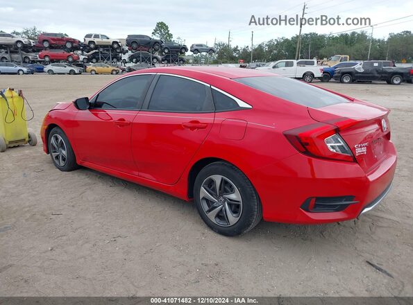 2HGFC2F67MH556995 2021 HONDA CIVIC Red Tył lewy