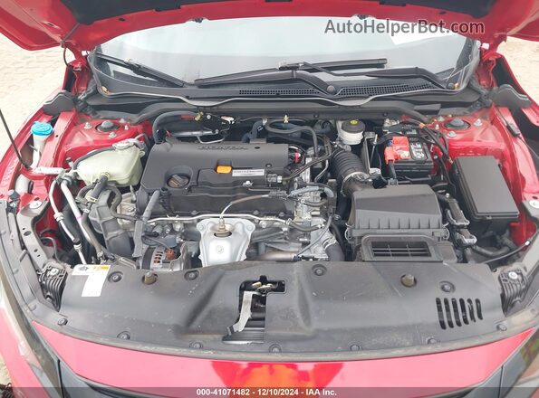 2HGFC2F67MH556995 2021 HONDA CIVIC Red Widok z tyłu