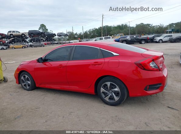 2HGFC2F67MH556995 2021 HONDA CIVIC Red Widok wnętrza 360 stopni