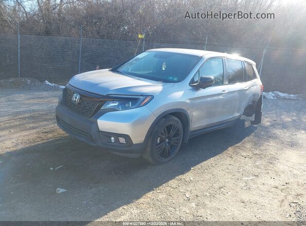5FNYF8H21MB039774 2021 HONDA PASSPORT Серебряный Передняя левая четверть