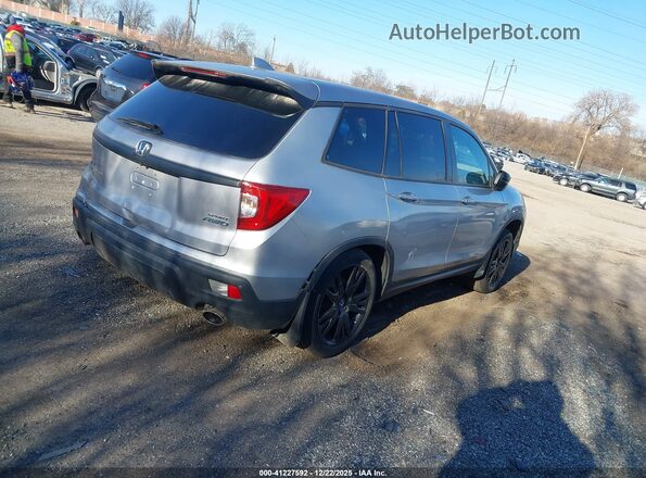 5FNYF8H21MB039774 2021 HONDA PASSPORT Серебряный Задняя правая четверть