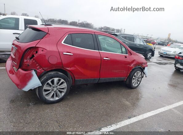 KL4CJASB5LB051723 2020 BUICK ENCORE Красный Вид задней части салона