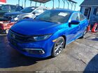 2021 Honda Civic Ex Синий vin: 19XFC1F36ME210043