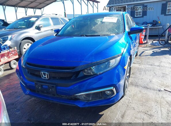 19XFC1F36ME210043 2021 HONDA CIVIC Синий Вид щитка приборов