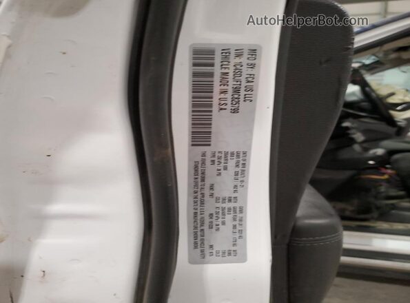 1C4SDJFT9MC825799 2021 DODGE DURANGO Двухцветный Вид наклейки с VIN-кодом