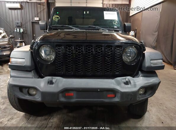 1C6HJTAG8LL122077 2020 JEEP GLADIATOR Black Front view