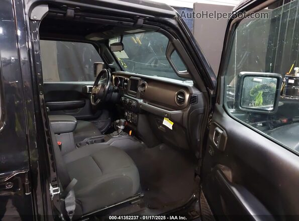1C6HJTAG8LL122077 2020 JEEP GLADIATOR Black Front interior view