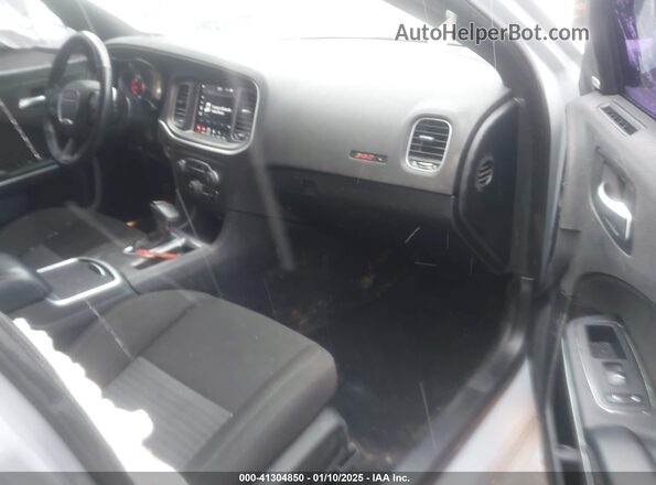 2C3CDXGJ3MH520756 2021 DODGE CHARGER Gray Вид салону спереду