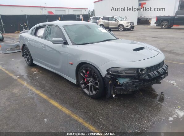 2C3CDXGJ3MH520756 2021 DODGE CHARGER Gray Передня права чверть