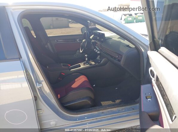 2HGFE1E51PH473161 2023 HONDA CIVIC SI Light Blue Вид салона спереди