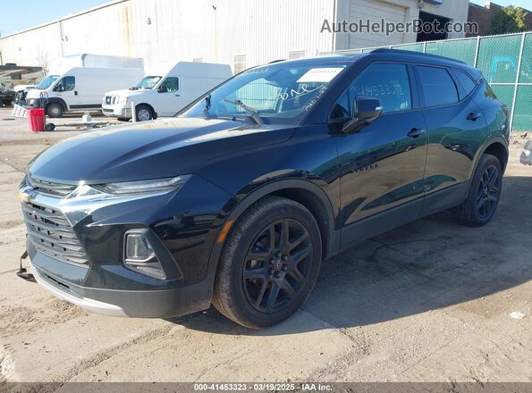 3GNKBHRSXLS533984 2020 CHEVROLET BLAZER Black წინა მარცხენა ხედი სამი მეოთხედიდან