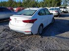 2020 Hyundai Accent Se White vin: 3KPC24A69LE099723