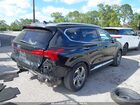 2021 Hyundai Santa Fe Sel Черный vin: 5NMS64AJ1MH343458