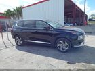 2021 Hyundai Santa Fe Sel Черный vin: 5NMS64AJ1MH343458