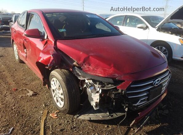 5NPD74LF7HH126052 2017 HYUNDAI ELANTRA Red Vista tres cuartos delantera izquierda