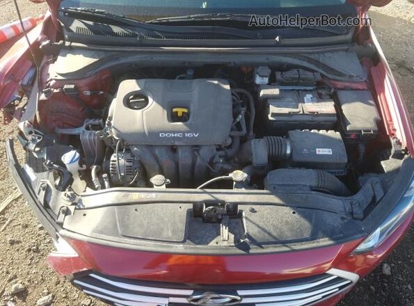 5NPD74LF7HH126052 2017 HYUNDAI ELANTRA Red Vista interior delantera