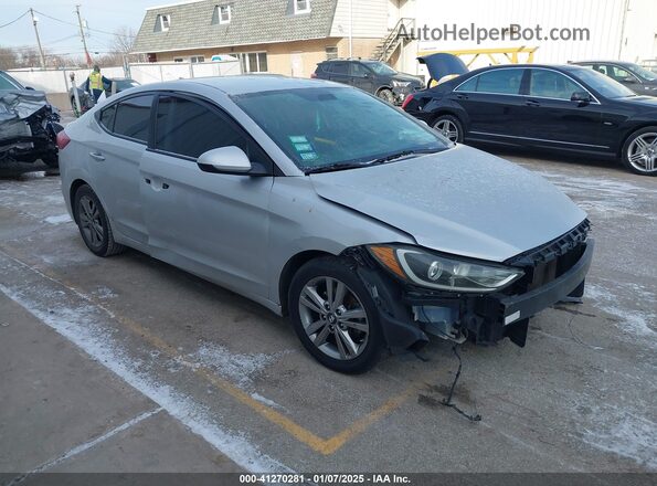 5NPD84LF8JH378573 2018 HYUNDAI ELANTRA Silver Delantero derecho