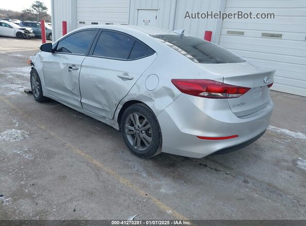 5NPD84LF8JH378573 2018 HYUNDAI ELANTRA Silver Trasero izquierdo