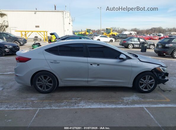 5NPD84LF8JH378573 2018 HYUNDAI ELANTRA Silver Vista del cuadro de instrumentos