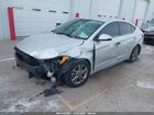2018 Hyundai Elantra Sel Silver vin: 5NPD84LF8JH378573
