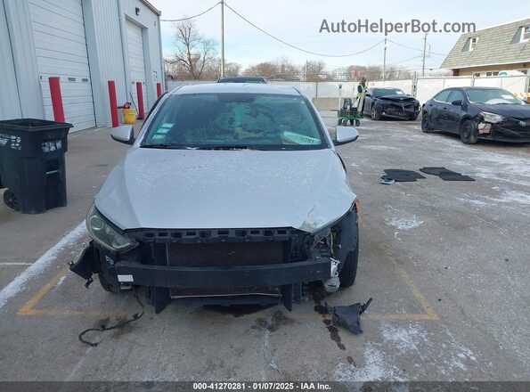 5NPD84LF8JH378573 2018 HYUNDAI ELANTRA Silver Vista del salpicadero