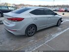 2018 Hyundai Elantra Sel Silver vin: 5NPD84LF8JH378573
