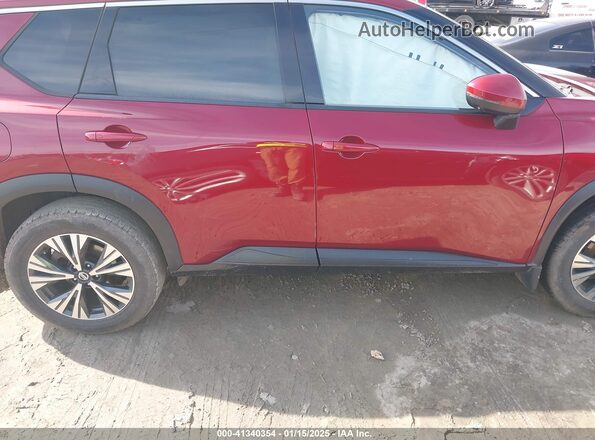 JN8AT3BA6MW007836 2021 NISSAN ROGUE Red Widok zestawu wskaźników