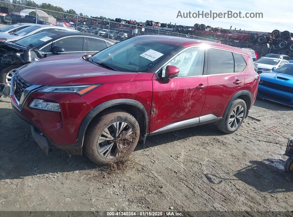 JN8AT3BA6MW007836 2021 NISSAN ROGUE Red Przód lewy