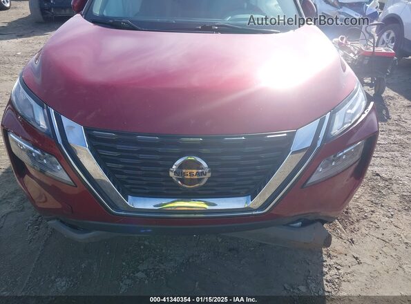 JN8AT3BA6MW007836 2021 NISSAN ROGUE Red Widok deski rozdzielczej