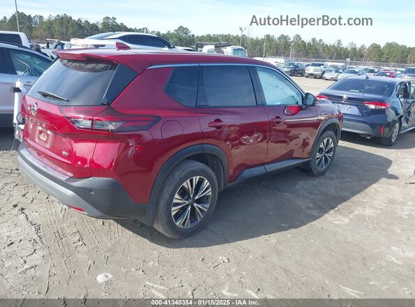 JN8AT3BA6MW007836 2021 NISSAN ROGUE Red Tył prawy