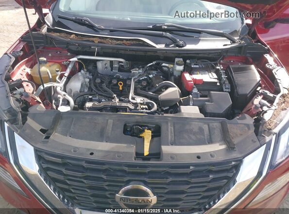 JN8AT3BA6MW007836 2021 NISSAN ROGUE Red Widok z tyłu