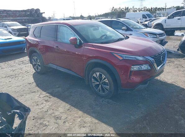 JN8AT3BA6MW007836 2021 NISSAN ROGUE Red Przód prawy