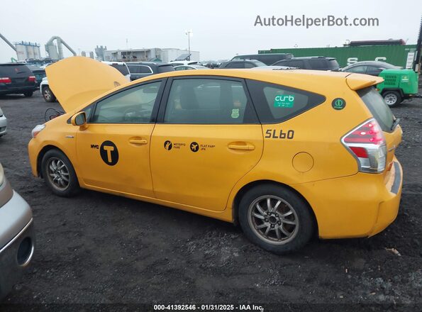 JTDZN3EU8GJ045147 2016 TOYOTA PRIUS V Желтый Панорамный вид салона 360°